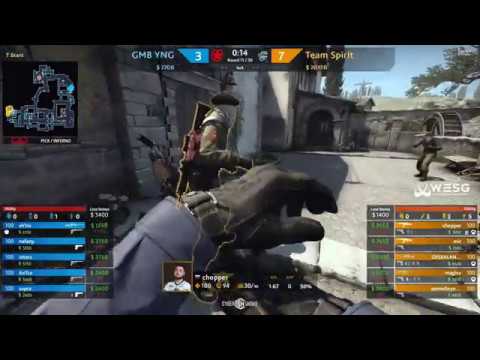 Team Spirit vs Gambit Youngsters Highlights at WESG 2019 Russia Closed Qualifier