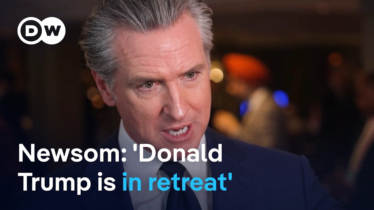 California governor Gavin Newsom: Donald Trump is "increasingly weak" | DW News