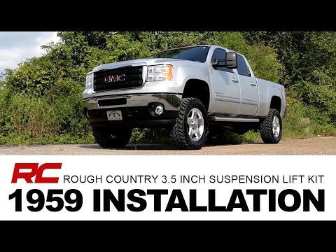 Installing Rough Country Lift Kit 1959N2 - GM HD 3.5-inch No-Cut Suspension