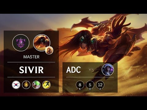 Sivir ADC vs Kai'Sa - KR Master Patch 10.1