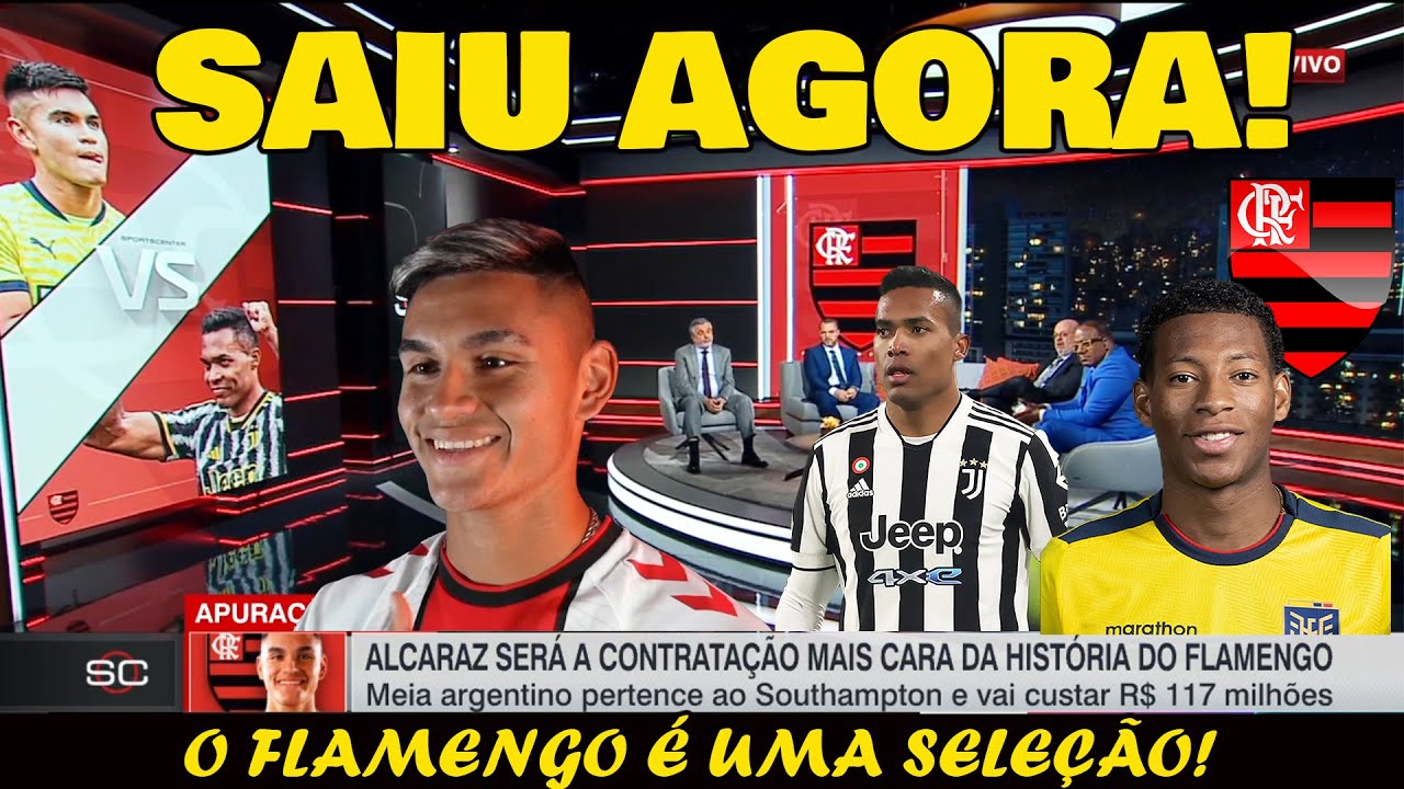 CARLOS ALCARAZ É DO FLAMENGO! "A IMPRENSA ESTÁ DE BOCA ABERTA 112 MILHÕES" MICHAEL SERÁ TITULAR!