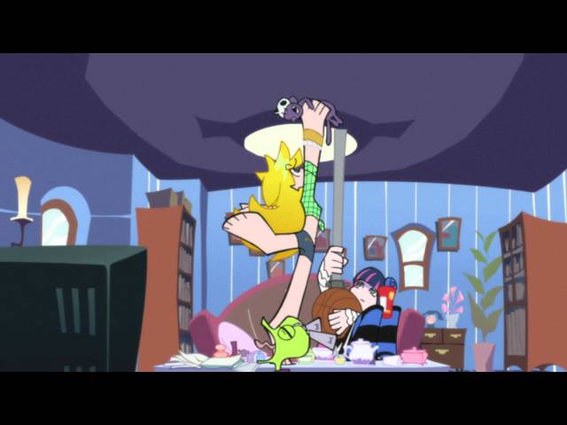 Panty and Stocking OFFICIAL Clip - Get a Pole