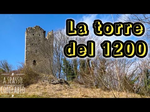 Trekking con Antonella ad una antica torre del 1200, cuciniamo riso alla salsiccia con vino rosso