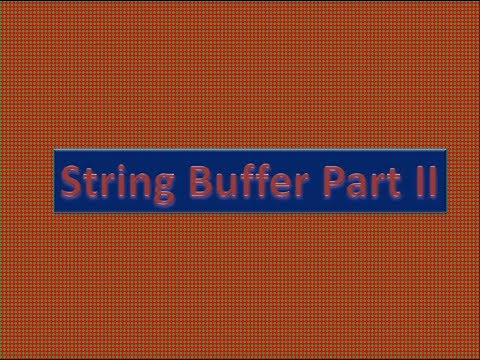 9 String Buffer Class Part Ii Reverse Delete Replace Function