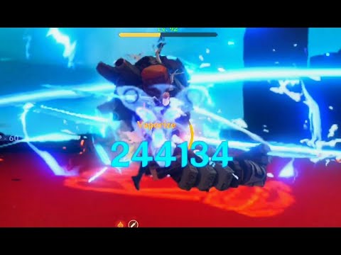 C0 F2P childe doing 244k crit damage | open world 8 | No food buff #shorts