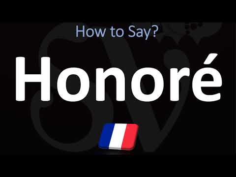 How to Pronounce Honoré? (CORRECTLY)
