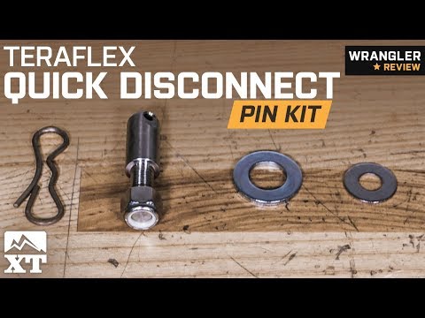 Jeep Wrangler Teraflex Quick Disconnect Pin Kit (2007-2018 JK) Review