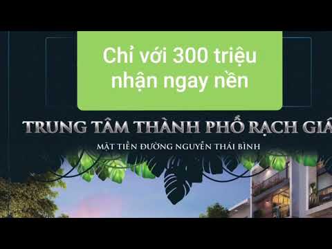 Nền Nhà Liền Kề 150m2 Khu Đô Thị Ven Biển Rạch Giá  SHR 5x30 TC 700tr
