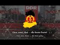 FDJ Freie Deutsche Jugend East German Patriotic Song Free German Youth