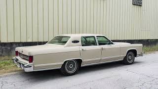 1978 Lincoln Town Car Walk Around and Drive Away
