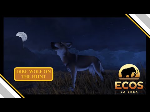 Dire Wolf Pack Hunting! | Ecos: La Brea (roblox)