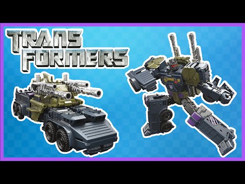 Transformers Generations Combiner Wars Voyager ONSLAUGHT Kids Toy Action Figure Video