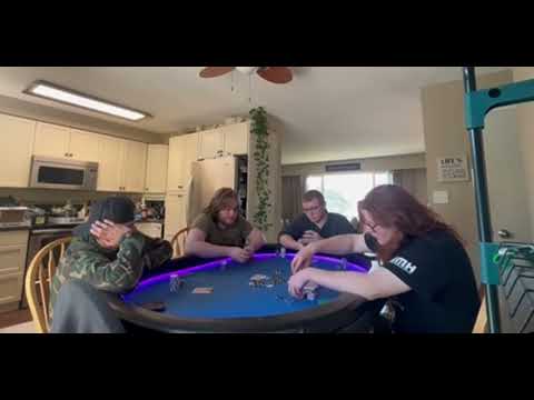 Violent House Poker Trial Video (Massive 3 Way Pot!)