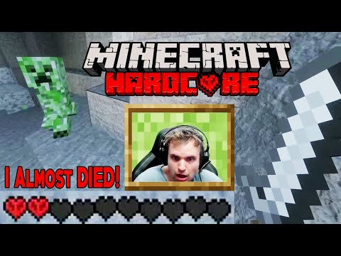I Almost Died on First Day in Minecraft Hardcore. INSANE Texture Pack.