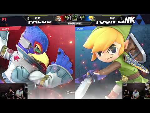 Game Nest Smash It Up: Atlas (Fox/Falco) vs Boat (Toon Link) - Winners Round 2