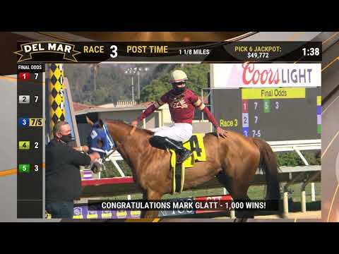 Zestful wins race 3 at Del Mar 11/20/20