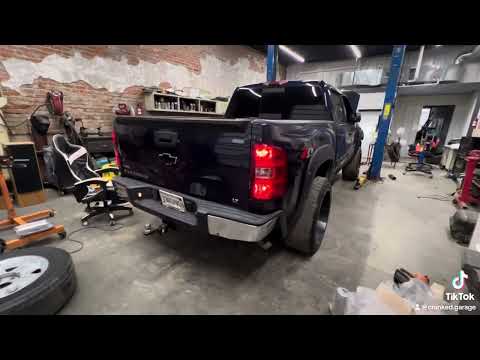 2009 chevy Silverado 1500, low lift cam, long tube headers, 2.5in straight pipe #cars #ls #chevy