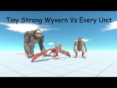 Tiny Strong Wyvern Vs Every Unit ARBS |Animal Revolt Battle Simulator