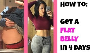 How To Get a Flat Belly in 4 Days: Lose up to 5 inches off your waist