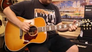 Video thumbnail for Used 2011 Gibson Hummingbird Artist Acoustic/Electric w/Case by The Strum Shop