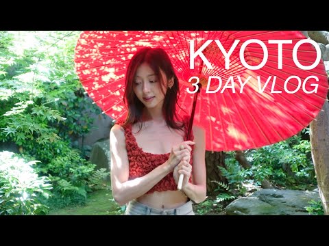 【Kyoto Vlog】3-Day Itinerary: Exploring around, coffee shops & teahouses, waterfall mountain shrine.