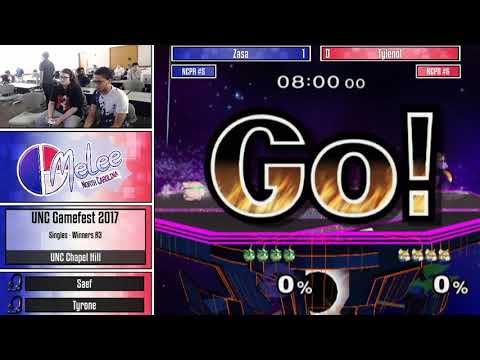 Zasa (JIgglypuff) vs Tylenol (Fox) [Winners Bracket] - UNC Gamefest 2017
