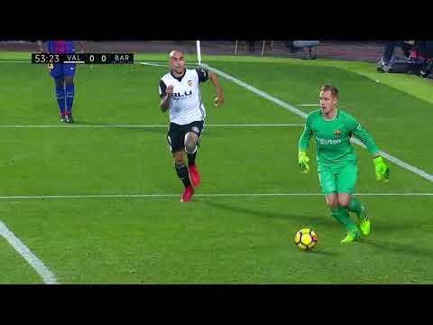 Marc Andre Ter Stegen Vs Valencia 2017 18 HD