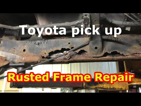 Toyota rusty frame repair