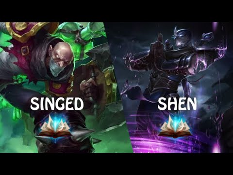Singed Top vs Shen - EUW Master Patch 9.6