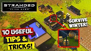 Stranded Alien Dawn Tips and Tricks - VERY USEFUL!