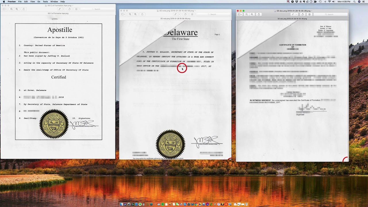 How to Apostille a Delaware Certificate of Formation