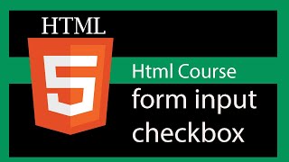HTML 5 tutorial - form input type &quot;checkbox&quot;