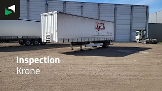 Semi-remorque à rideaux coulissants Krone SE City Steering Axle Tailgate LBW à vendre - Image 4 | Autoline GA Semi-remorque à rideaux coulissants Krone SE City Steering Axle Tailgate LBW | Image 4 - Autoline