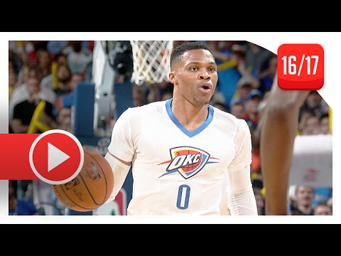 Russell Westbrook Full Highlights vs Warriors (2017.02.11) - 47 Pts, 11 Reb, 8 Ast