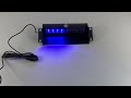 Vnitřní modrý LED predátor 12V - 8x 3W LED (245x55x118mm) - Video Youtube