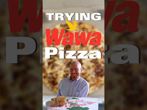 TRYING WAWA PIZZA #shorts