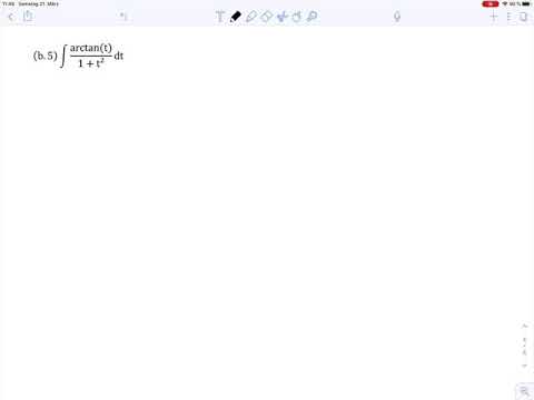 Übungsblatt2 Aufgabe b5 - Integration per Substitution