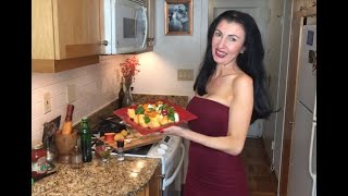 Living in Italian: Stone Fruit Pesto Salad