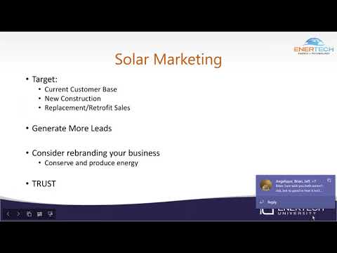 Solar Sales and Marketing Webinar — Strategies for B2B Distributors