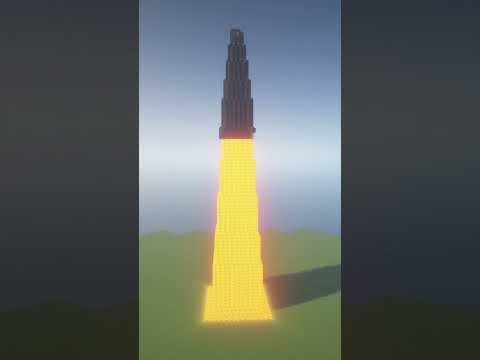 How to build Cobblestone TOWER in 5 minute #shorts #minecraft #tower