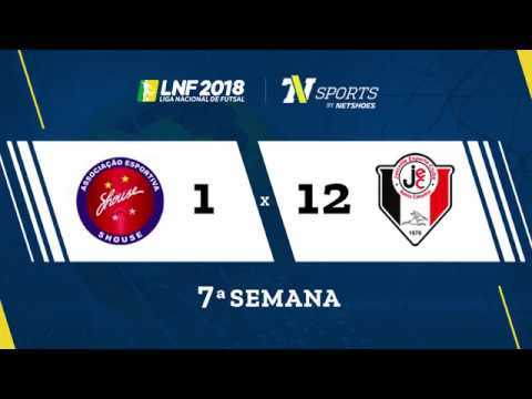 LNF2018 - Shouse 1 x 12 Joinville - Gols - 7ª Rodada
