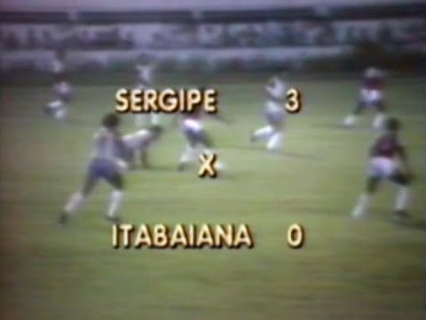 Sergipe 3 x 0 Itabaiana | Campeonato Sergipano 1982