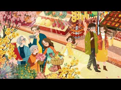 Xóm nhỏ đón tết - Nguyễn Hồng Thuận