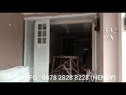 #156 REL PINTU GARASI BESI SLIDING MODEL KACA ENAM JALUSI PANEL POWDER COATING