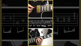 Creed - Stand here with me | Slow intro tutorial with TABS #shorts