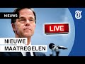 KIJK LIVE: Rutte, De Jonge en Van Dissel kondigen nieuwe maatregelen aan