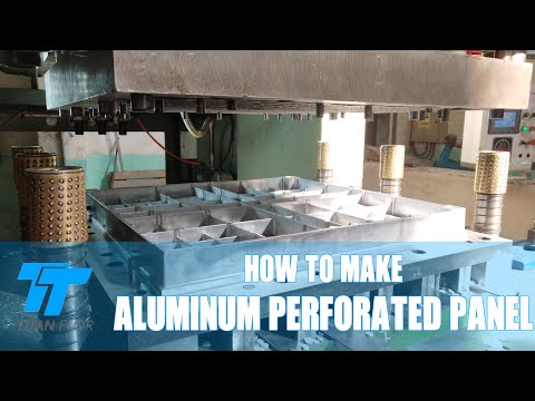 Aluminum Perforated Panel for Airflow Function - Titanflor