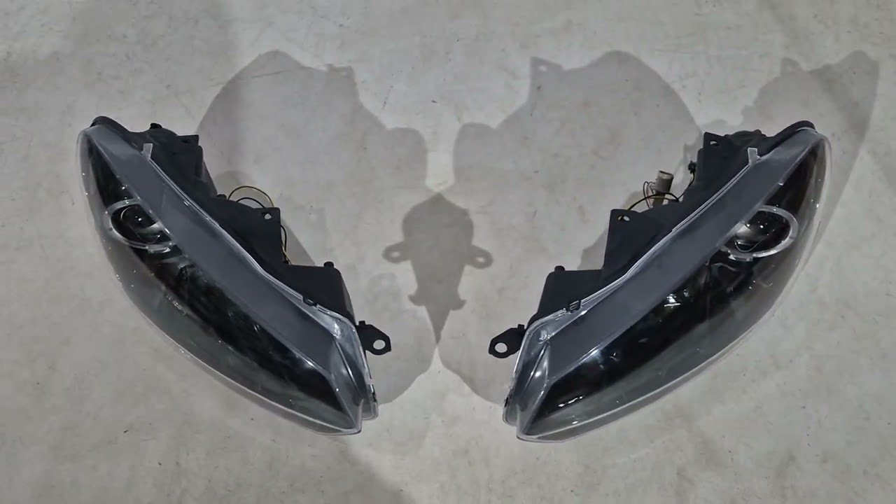 Передні фари Black (2 шт, LED) Video 1