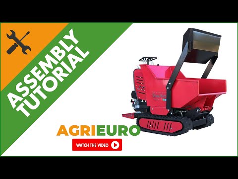 Blue Bird Trasporter 500DL Trcked Power Barrow - Hydraulic Dumper Barrow 500 Kg - Assembly tutorial