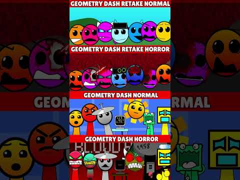 Incredibox Sprunki Geometry Dash Retake Normal VS Horror VS Dash Normal VS Horror *MIX VERSION*